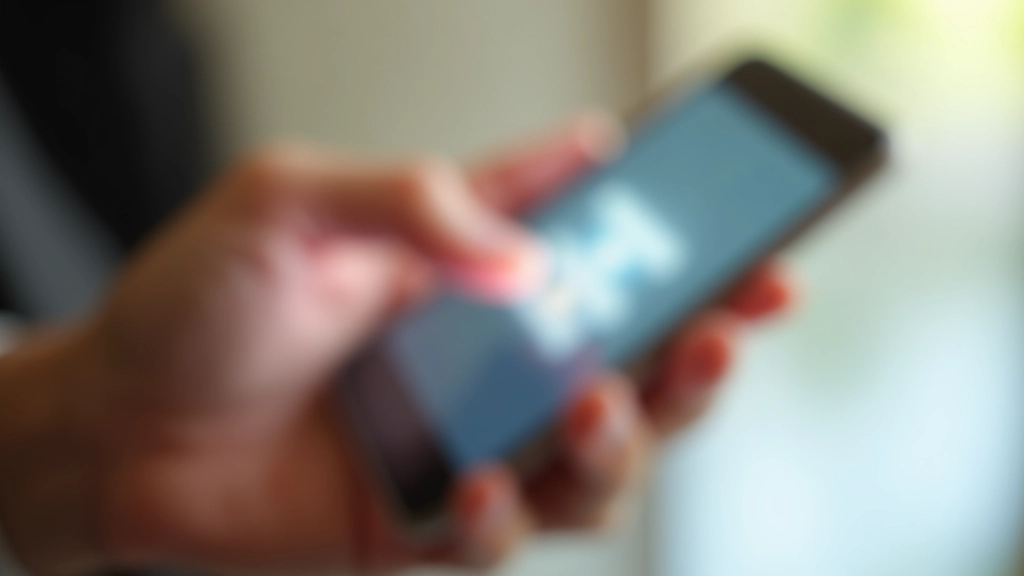 Mão segurando smartphone mostrando navegação touch-friendly em ação