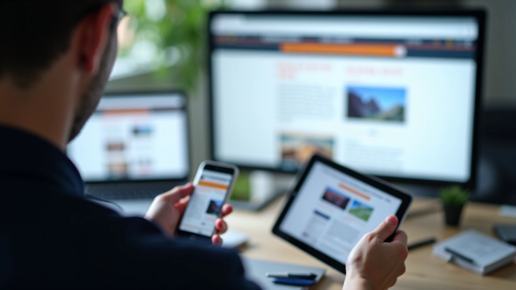 Auditoria de design responsivo em múltiplos dispositivos