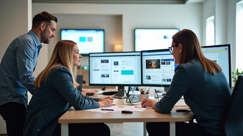 Equipa da Adapta Design Lda trabalhando em projetos de design responsivo