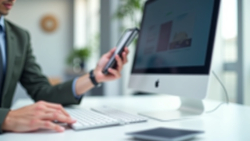 Ilustração mostrando um dispositivo mobile e um desktop com diferentes tamanhos de tela lado a lado